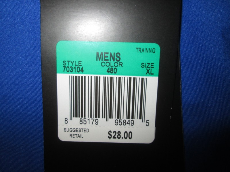 Nike Pro Cool Fitted Shirt Men's XL Blue NWT gallery