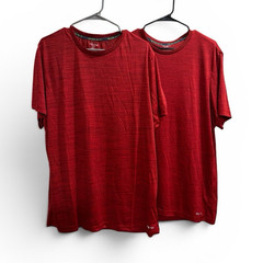 Tek Gear Dry Tek Moisture Wicking Lightweight Stretch Tee Red Crew Neck Men’s XL