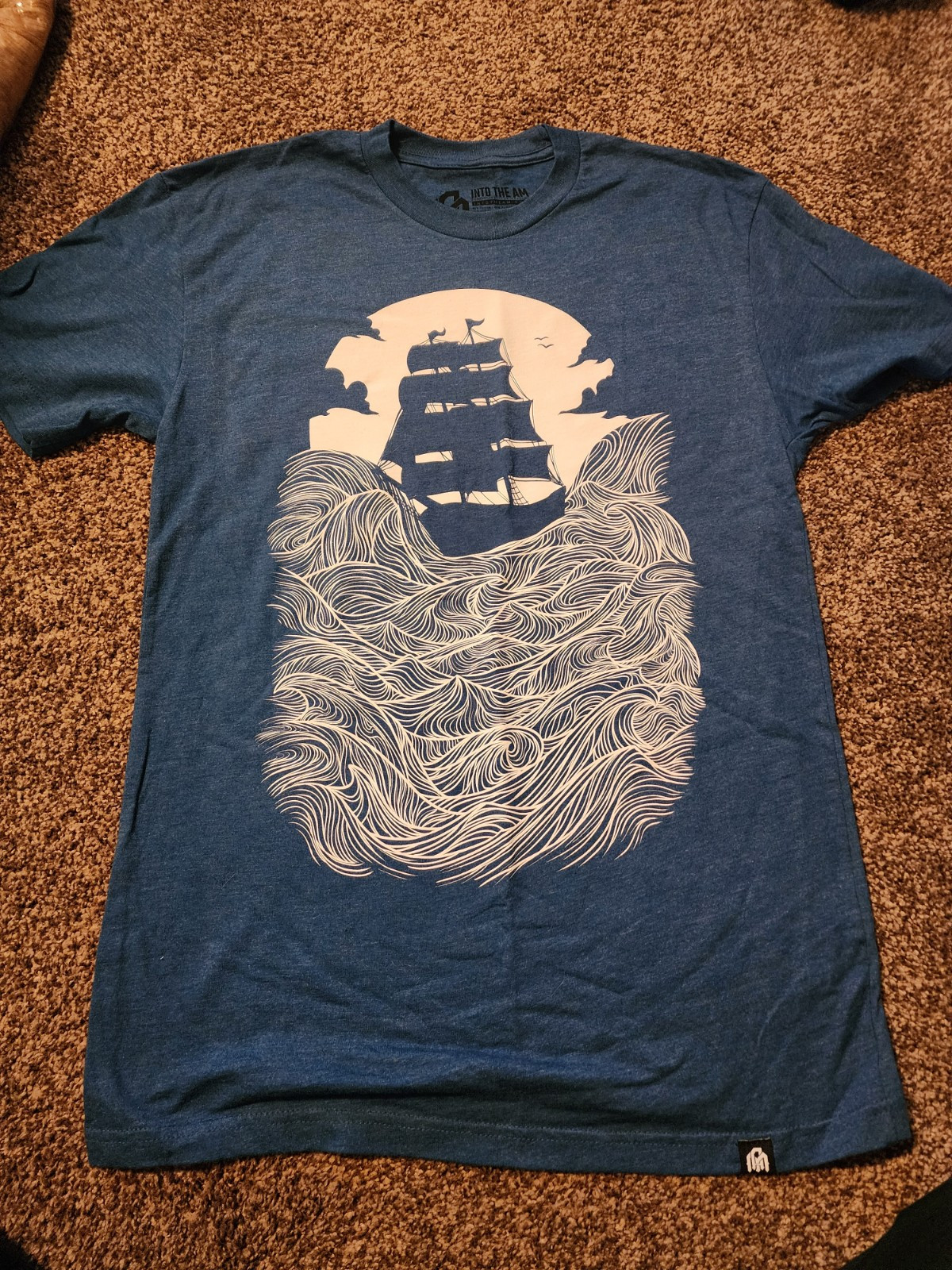 Into The Am Small Ship Ocean Waves gallery