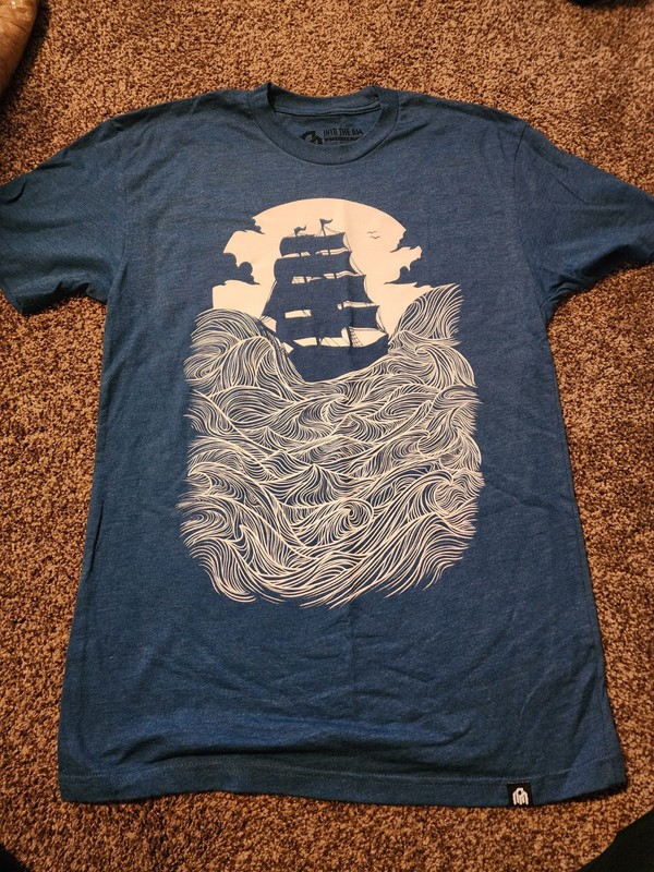 Into The Am Small Ship Ocean Waves gallery