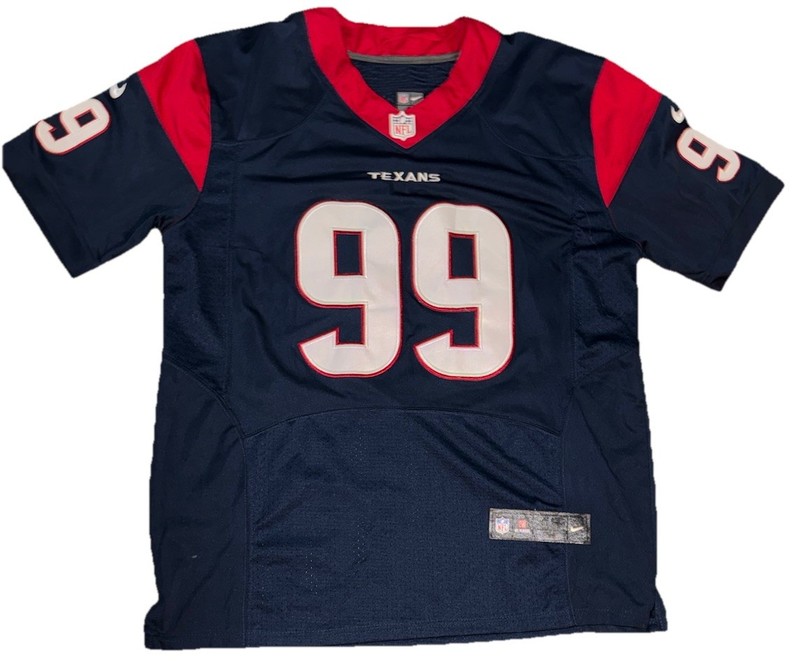 Nike J.J. Watt HOF Houston Texans NFL Jersey Size 48 Sewn Excellent gallery