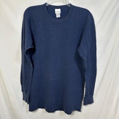 Vintage Duofold Men’s Medium Tall Blue Long Sleeve Base Layer Thermal Shirt Top