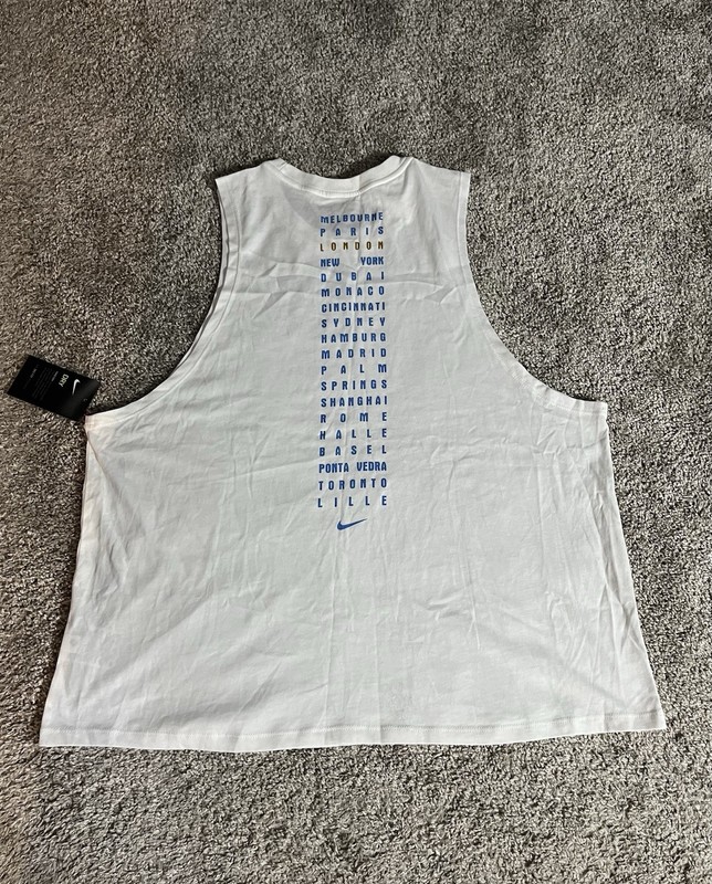 Nike Roger Federer RF 2018 Wimbledon Sleeveless Tennis XL Shirt NWT AR1933-100 gallery