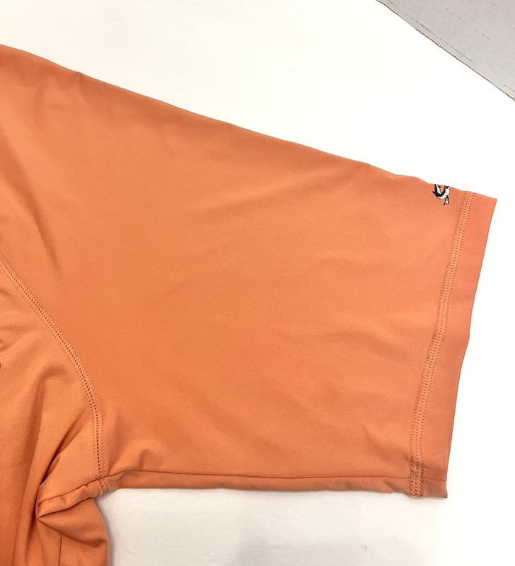 World Wide Sportsman Fishing T-Shirt Men XL Orange Short Sleeve Logo Polyester gallery