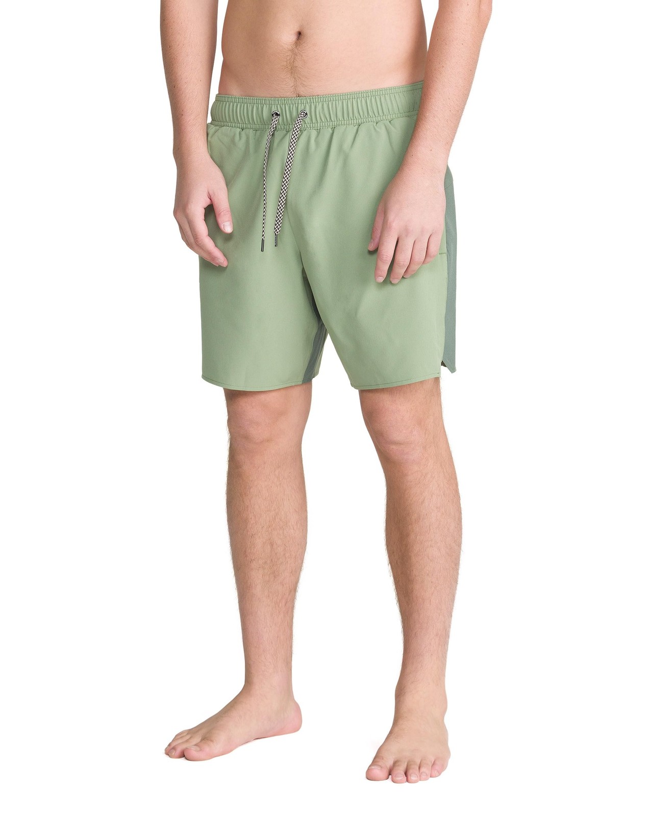 Men's Hybrid Shorts – Compression Liner, Elastic Waist Volley Board Shorts, U... gallery