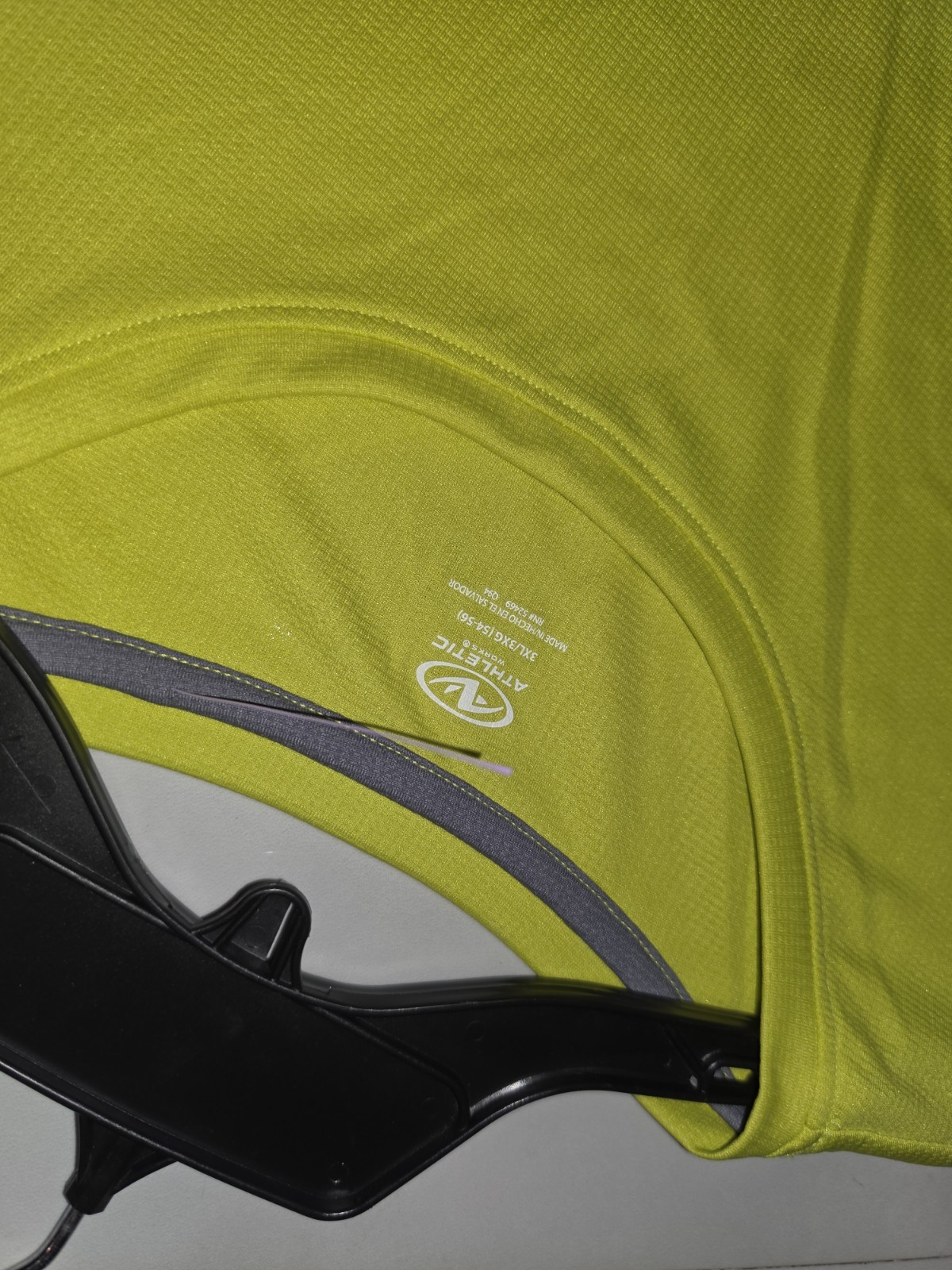 NWT Men's 3XL/3XG Athletic Works Shortsleeve Yellow Moisture Wicking Shirt Top gallery
