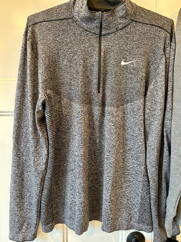 Mens NIKE Golf Dri-Fit 1/4 Zip XXL Pullover & COLUMBIA Ace Full Zip Jacket XL gallery