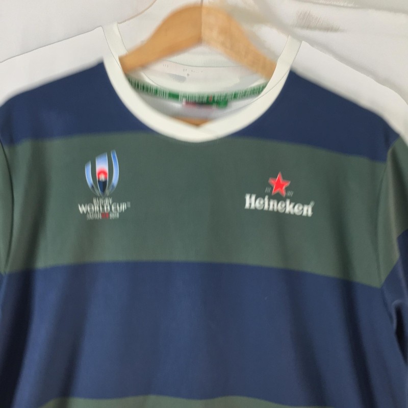 Heineken T-Shirt Mens Size L Blue Rugby World Cup 2019 Japan Jersey 136009 gallery