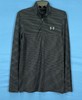 UNDER ARMOUR HeatGear VANISH SEAMLESS 1/2 Zip BLACK Mesh Knit ACTIVE GYM Shirt M gallery