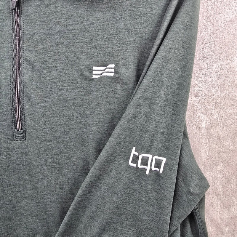 Vuori Size Large Ease Performance Zip Pullover Green V2001 Long Sleeve Shirt gallery