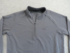Travis Mathew Pullover Mens XL Gray Performance Waffle 1/4 Zip Golf Sweatshirt