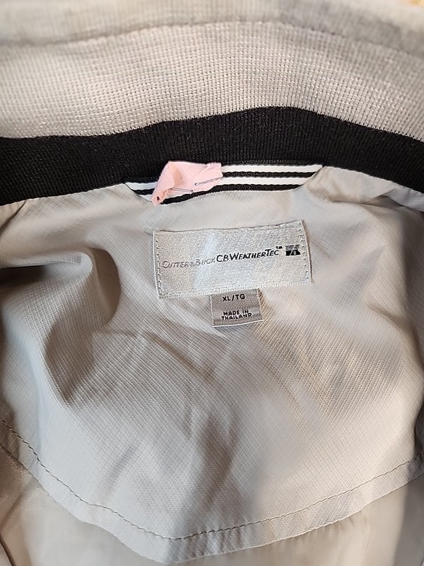 Chivas Regal 12 Logo Beige 1/4 Zip Golf Pullover Light Jacket Mens XL gallery