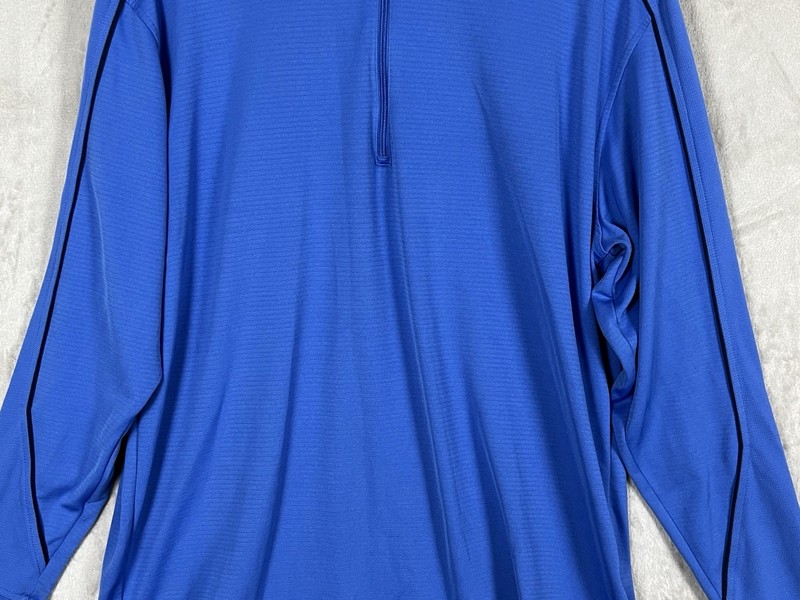 Tommy Armour Dri Logic Layer Pullover 1/2 Zip Men's L Blue Lightweight Stretch gallery
