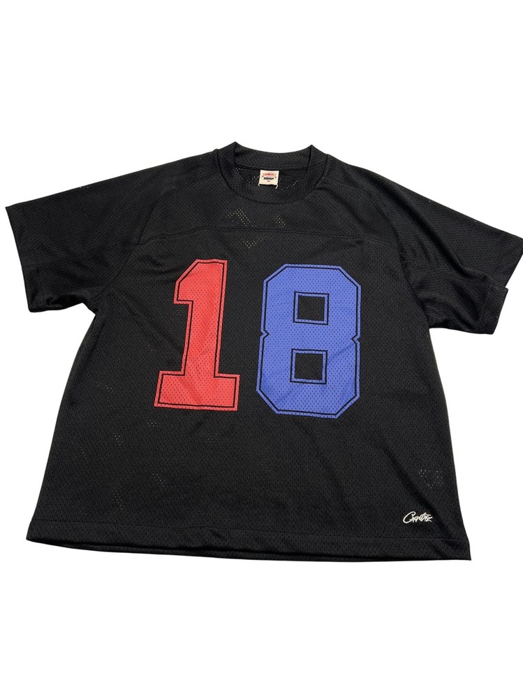 Corteiz HMP Mesh Panel Jersey in Black