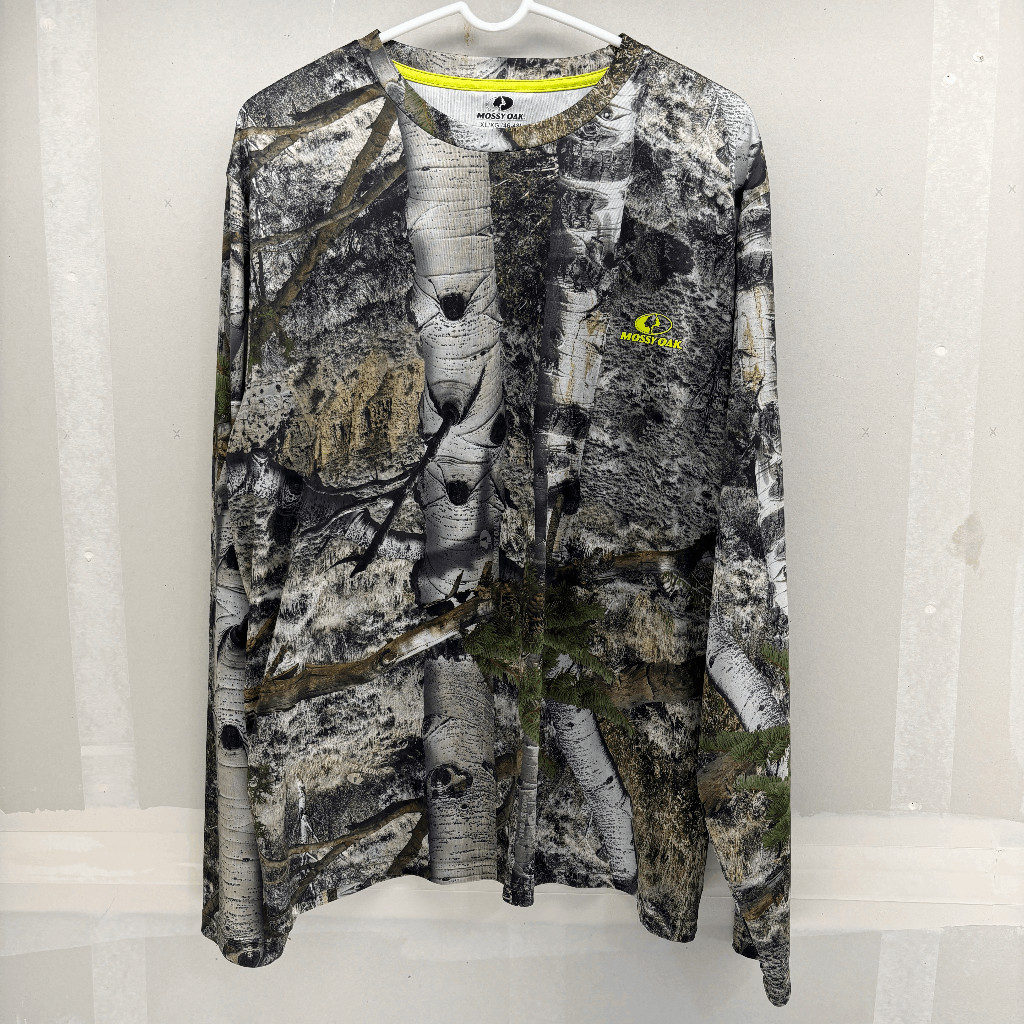 Mossy Oak Mens XL Performance Wear Long Sleeve Shirt EUC gallery
