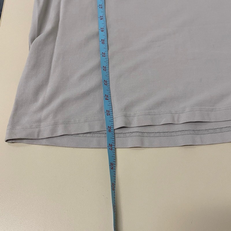 Lululemon In Your Element Short Sleeve Shirt Mens S/M Gray Two Tone Chest Pocket gallery