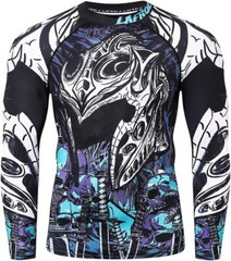 LAFROI Long Sleeve UPF 50+ Baselayer Performance Compression Shirt Rash L or XL