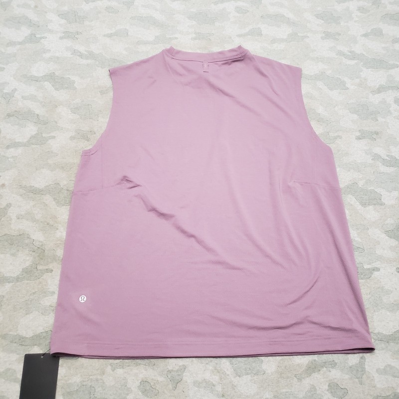 Lululemon Tank Shirt Mens Large Purple Sleeveless NWT Easy Set Train Gym Fitness gallery