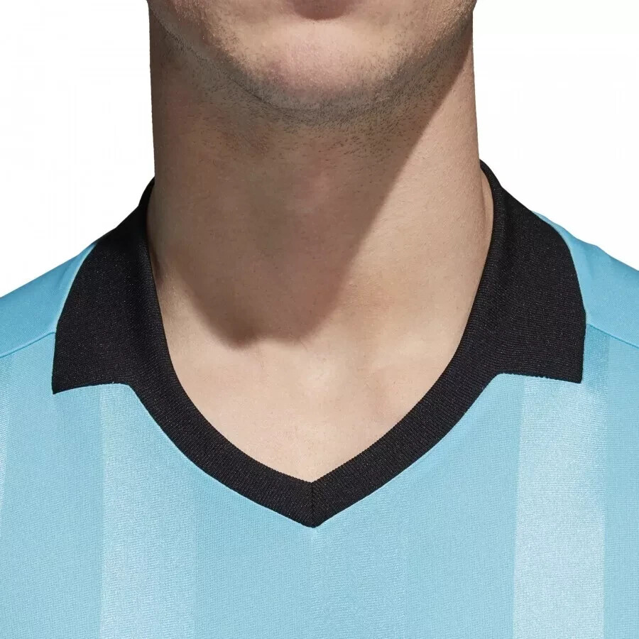 ADIDAS Men's Referee 18 Long Sleeve Soccer Jersey NWT Bright Cyan gallery
