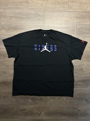 Nike Air Jordan Philadelphia 76ers Shirt 2XL Sixers Jumpman Black NBA Basketball