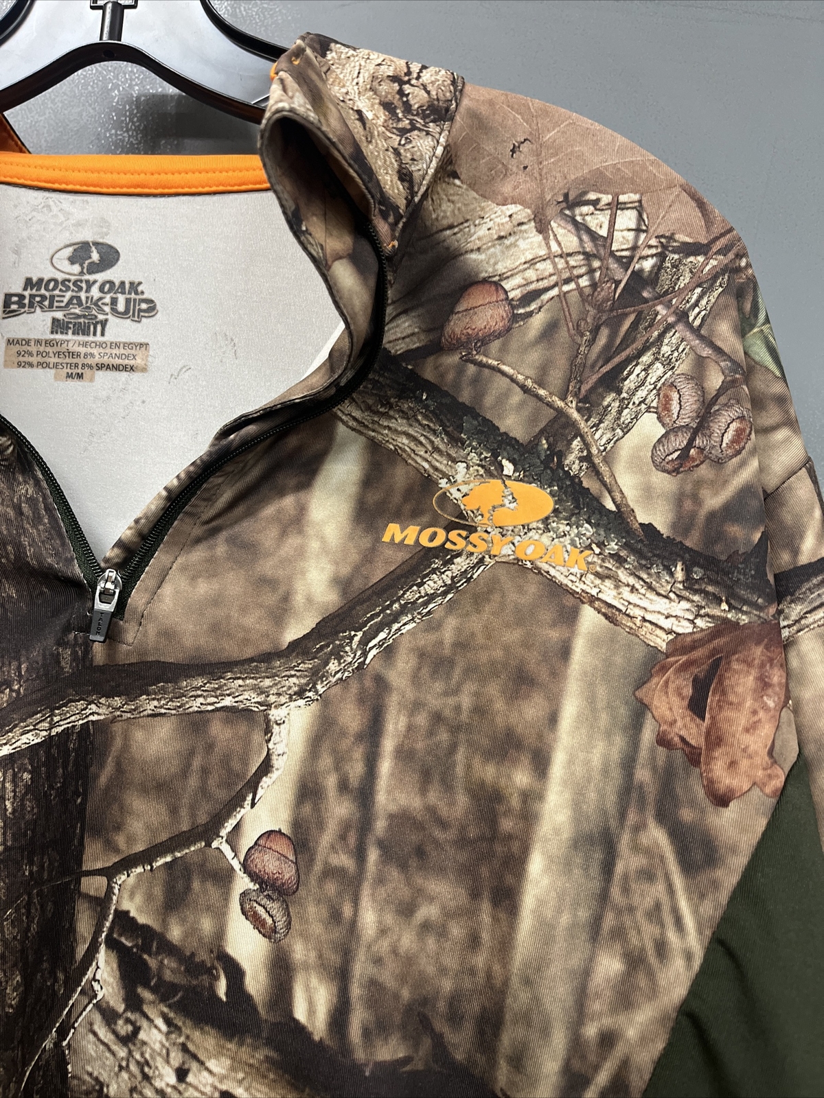 Mossy Oak Break Up Infinity Men’s Quarter Zip Long Sleeve Size Med gallery