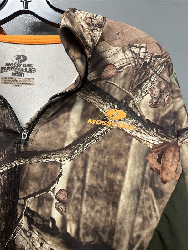Mossy Oak Break Up Infinity Men’s Quarter Zip Long Sleeve Size Med gallery