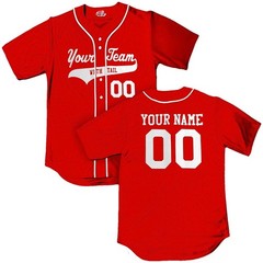 Custom Authentic Baseball Jersey – Classic Vinyl Lettering, Team Name & Number