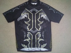 Cannondale Cycling Jersey Black Digital Muscle Style Design Bike Shirt Made USA