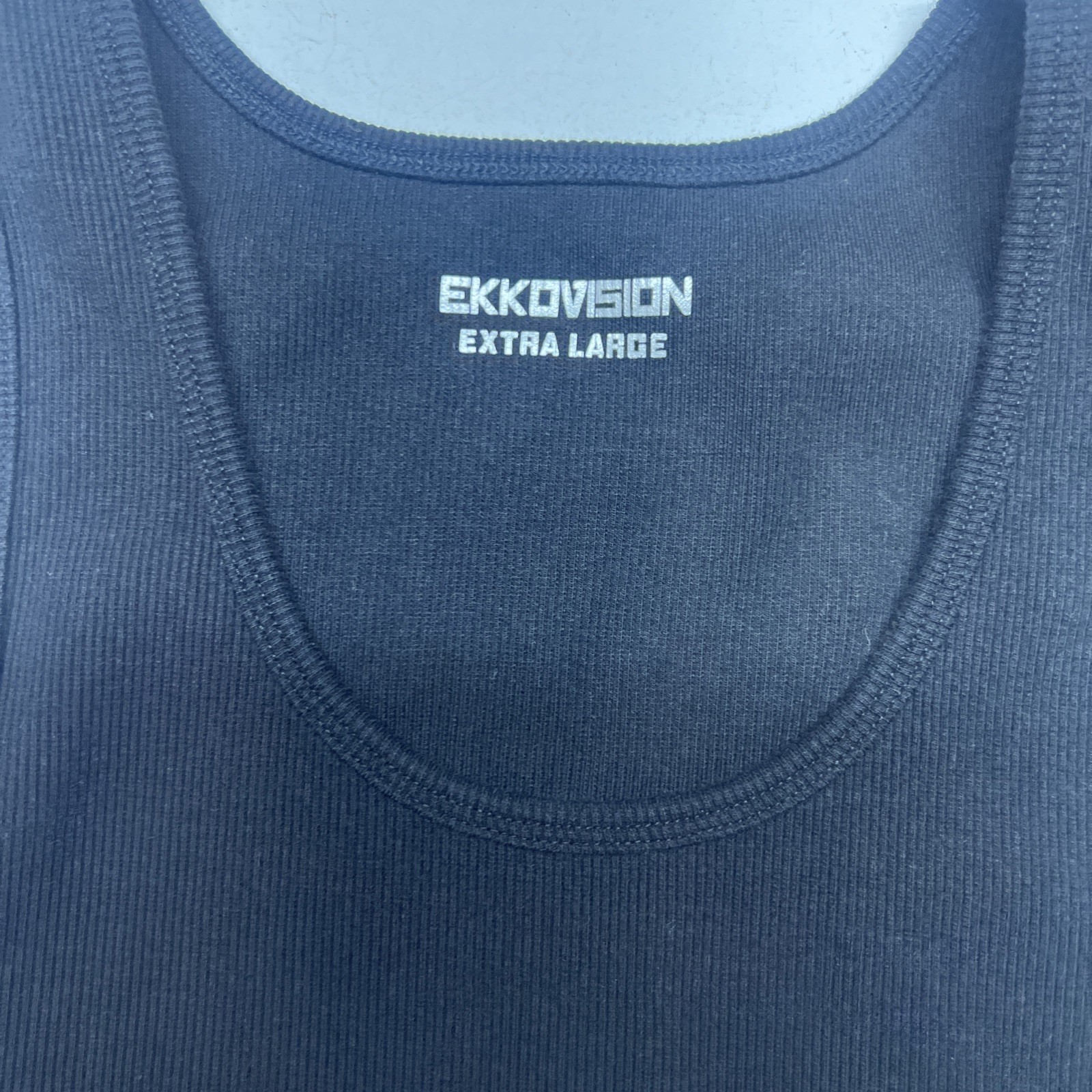 Ekkovision Men’s Tank Top Compression Beater Black Extra Large gallery