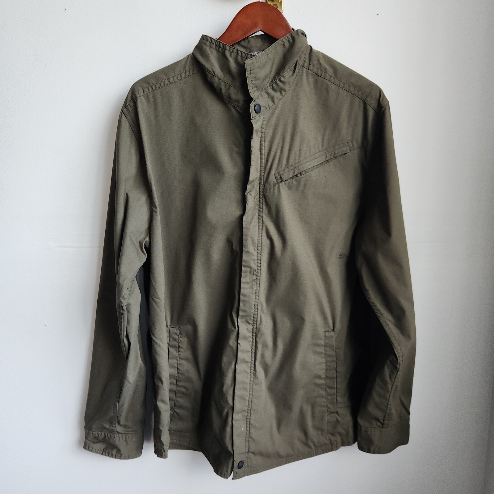 Toad&Co Ripstop Shirt Jacket XL Green Cotton Nylon Blend Mens Outerwear gallery
