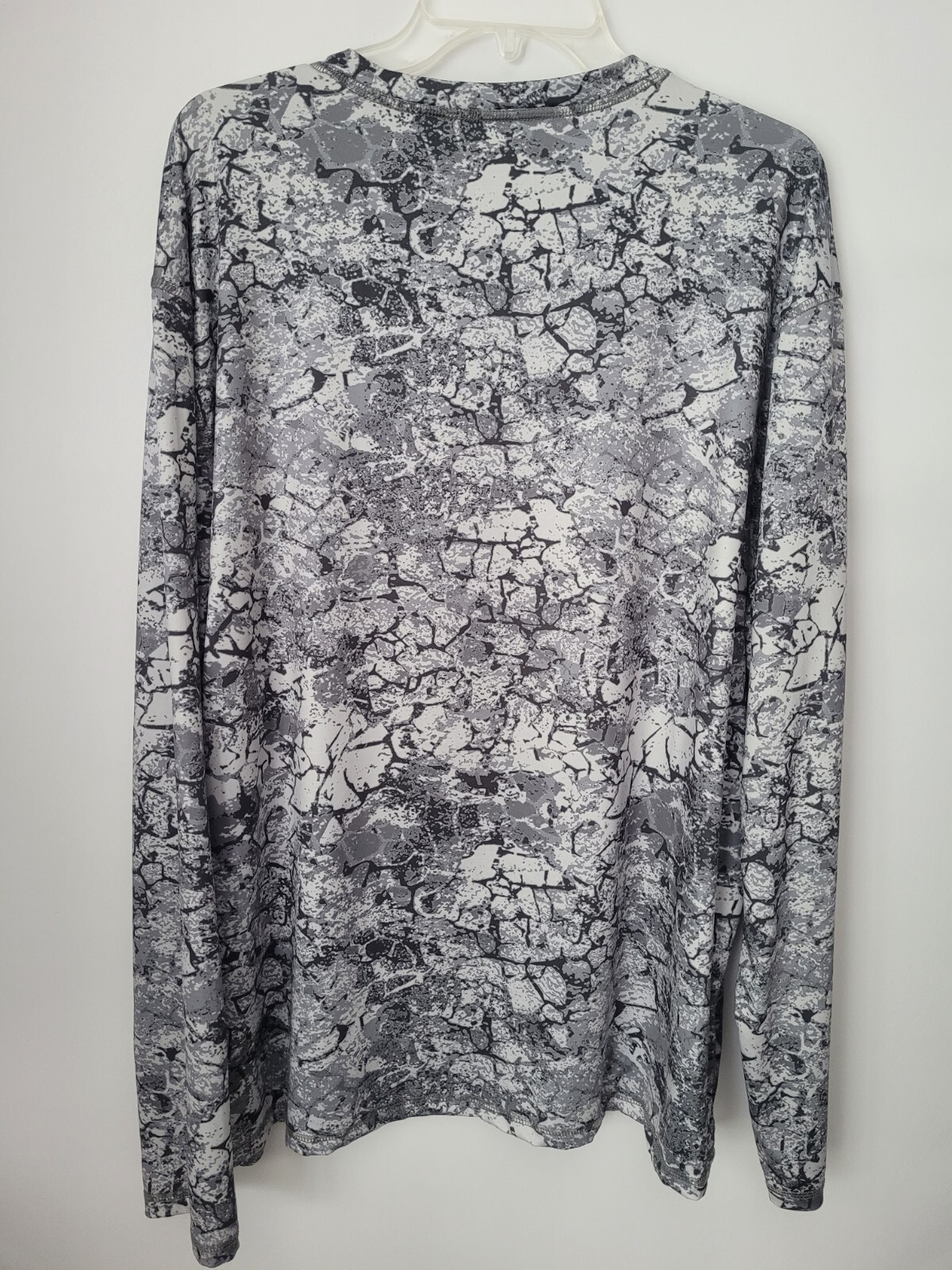 Silver Bait Sz XL Fishing Outdoor Pullover Long Sleeve Excellent Gray Camo gallery