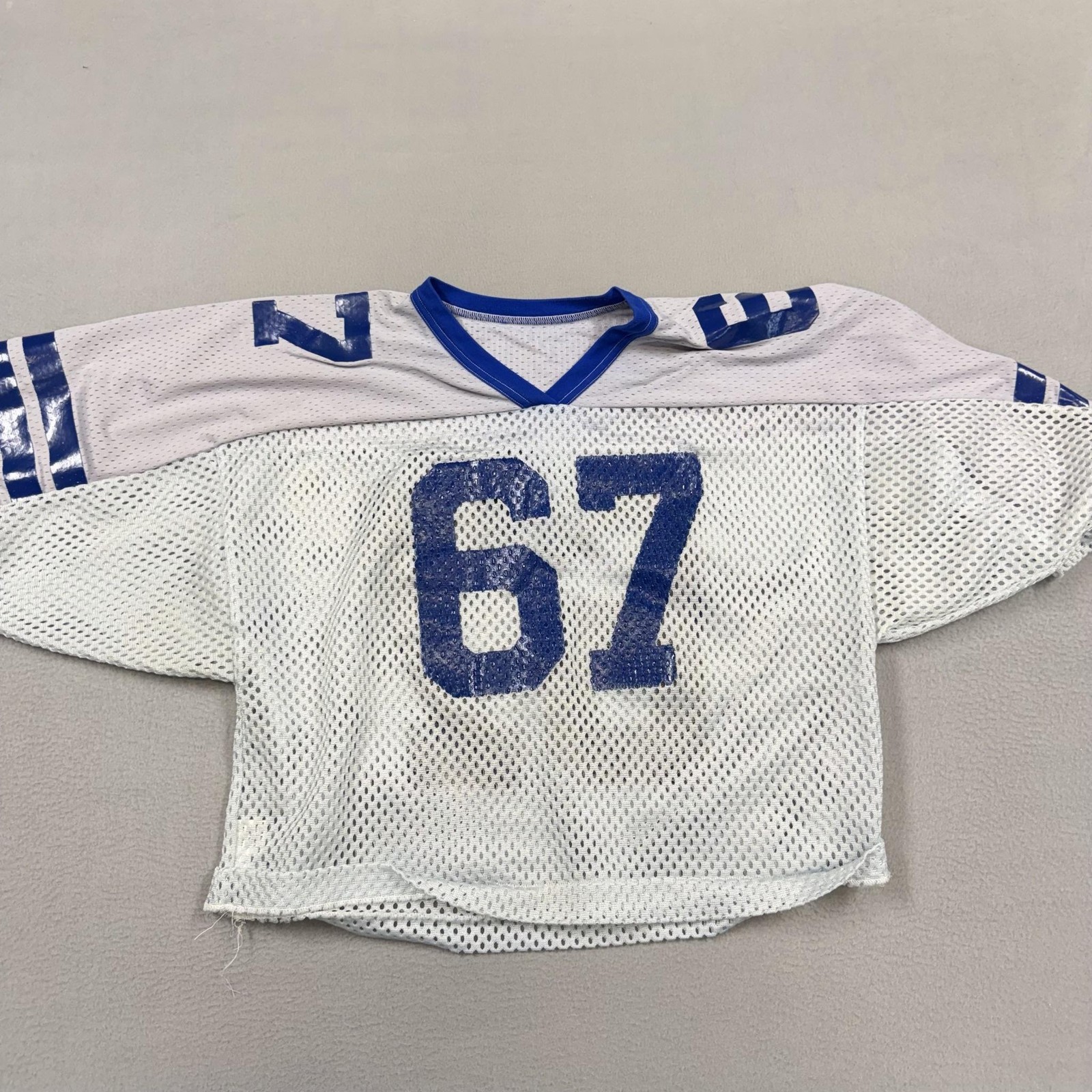 Cohn Athletic Service Co Shirt Mens Large White Mesh 67 Football Jersey Top gallery