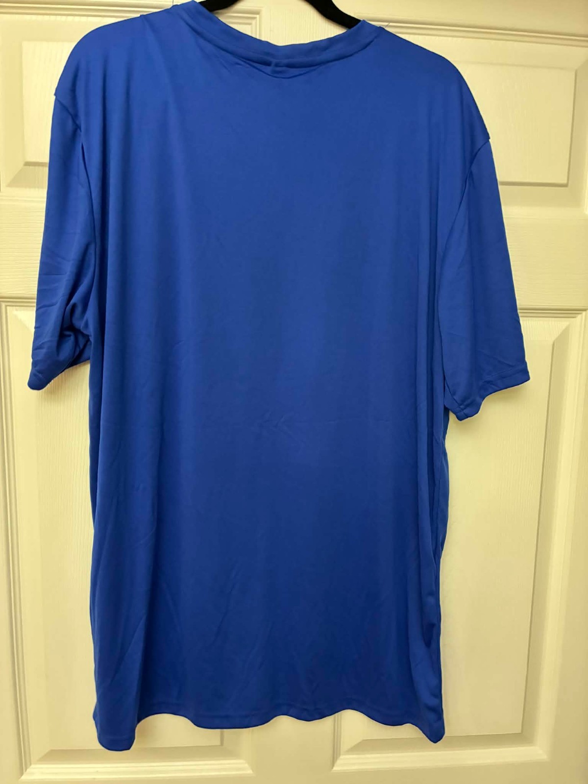 Men's Blue Performance T-Shirt XL Athletic Moisture Wicking Polyester Tee gallery