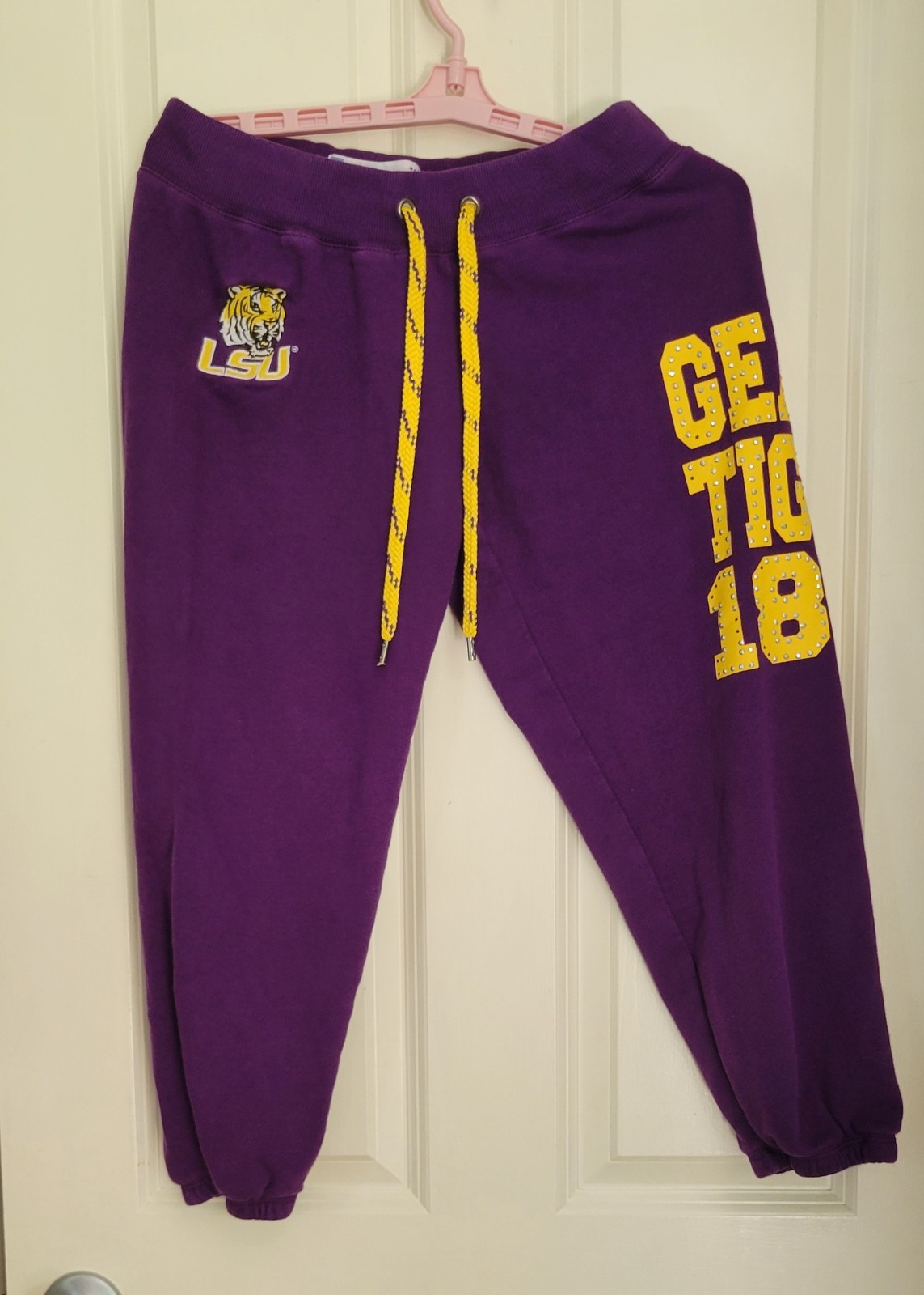 LSU Sweatpants Sweat Pants - Medium - Ladies gallery