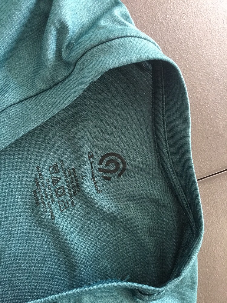 Champion Tee Shirt Men L Athletic Performance Running Short Sleeve Heather Green gallery