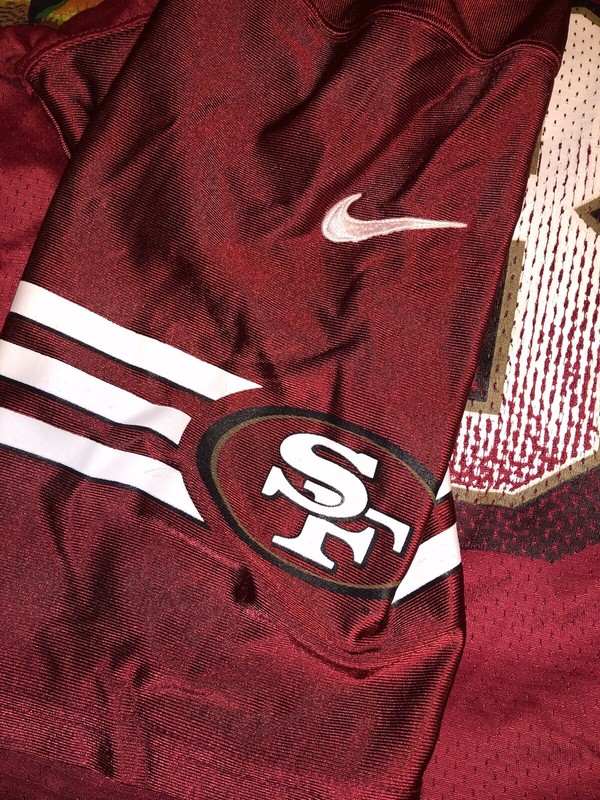 NIKE JERRY RICE San Francisco 49ers Men's Jersey SIZE X LARGE MADE IN USA 90's gallery