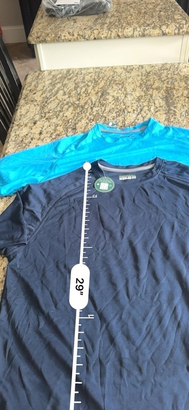 Starter 2 Men’s Blue Regular Fit Core Tee Shirts Moisture Wicking Athletic Sz L gallery