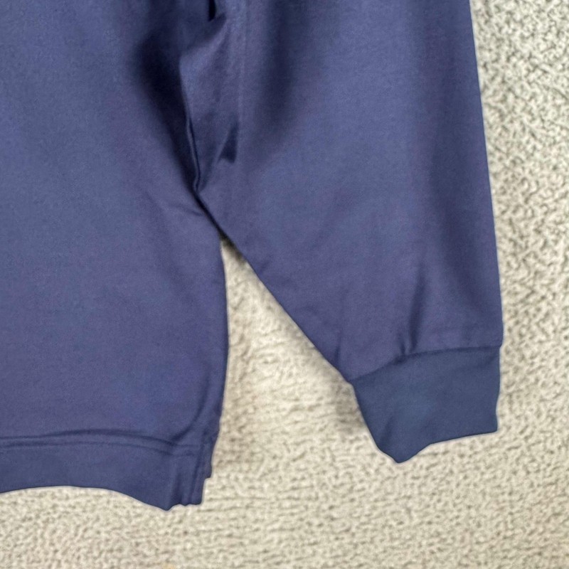 FootJoy Golf Pullover Mens Large Navy Blue Quarter Zip Stretch Chest Pocket gallery