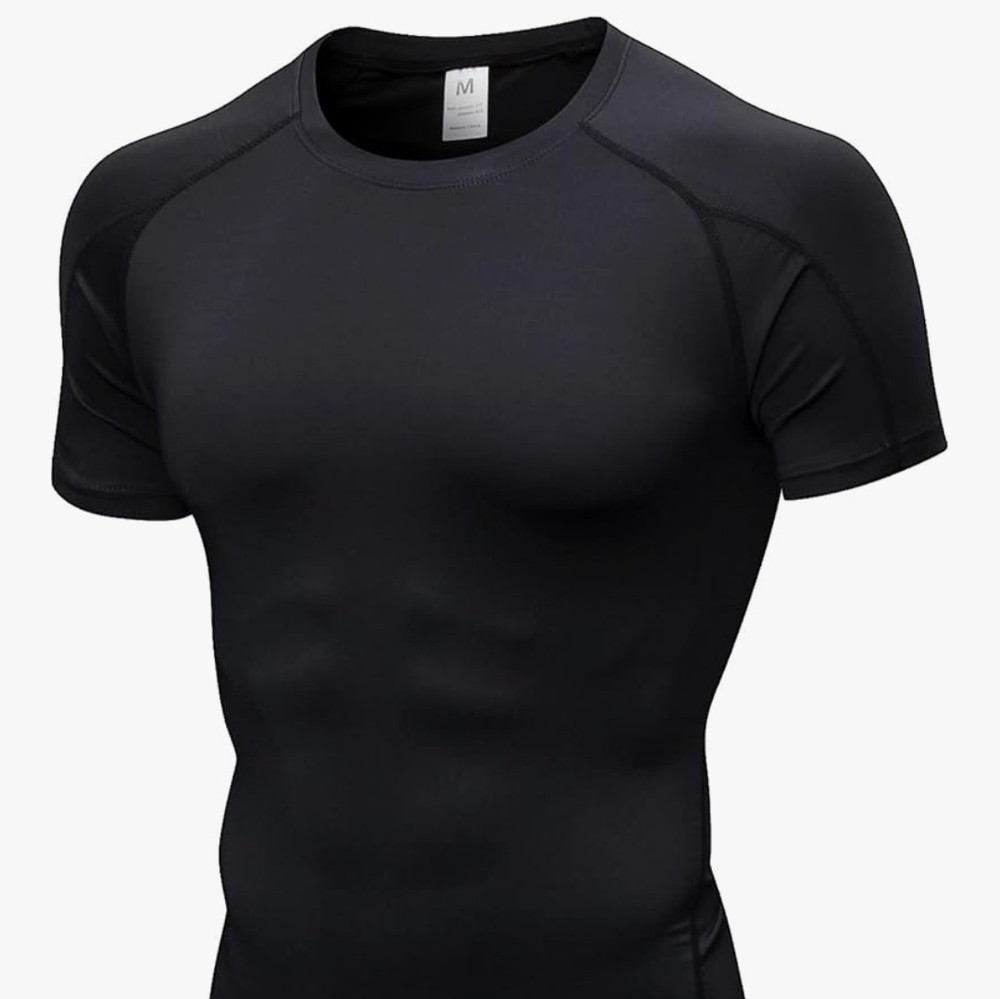 Men's Bodybuilding Sports Tight T-shirt Summer Compression