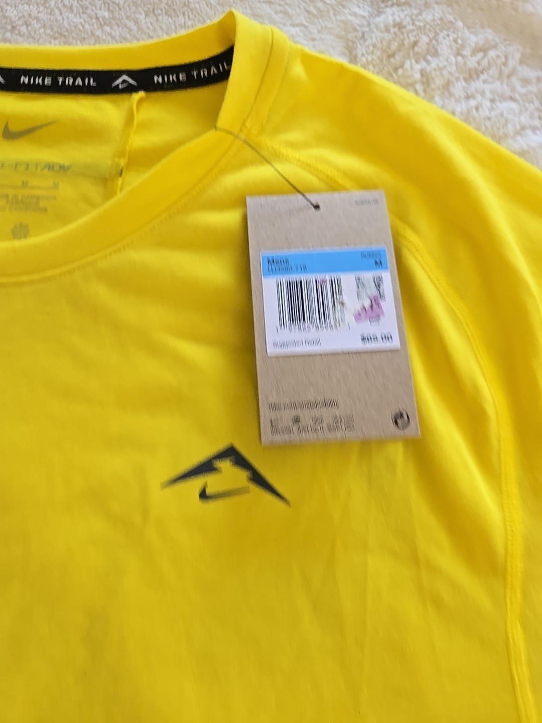Nike Trail Solar Chase Dri Fit ADV Short Sleeve Top HJ3580-718 Sz MEDIUM NWT gallery