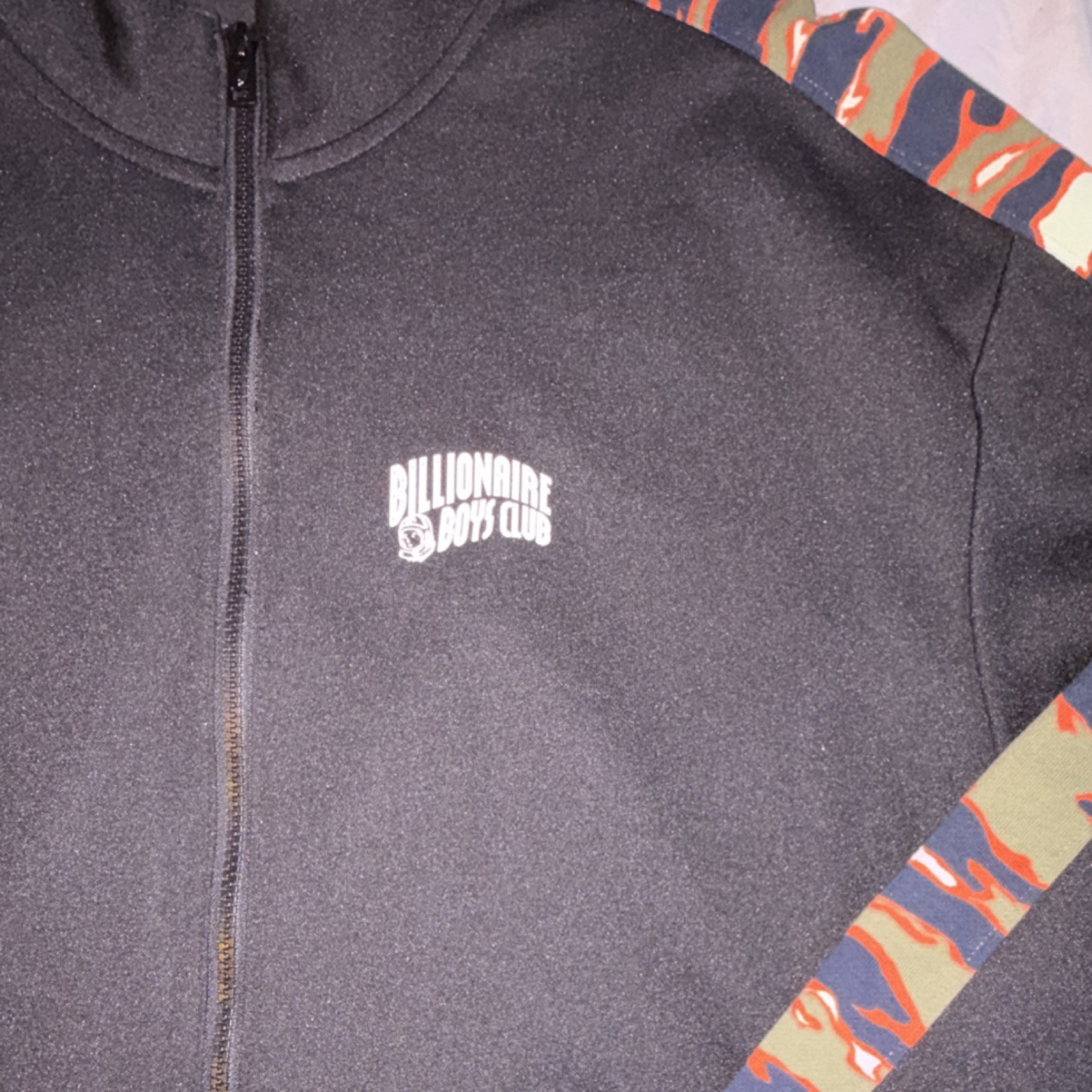 Billionaire Boys Club Full Zip Camouflage Jacket Black Orange Green XXL gallery