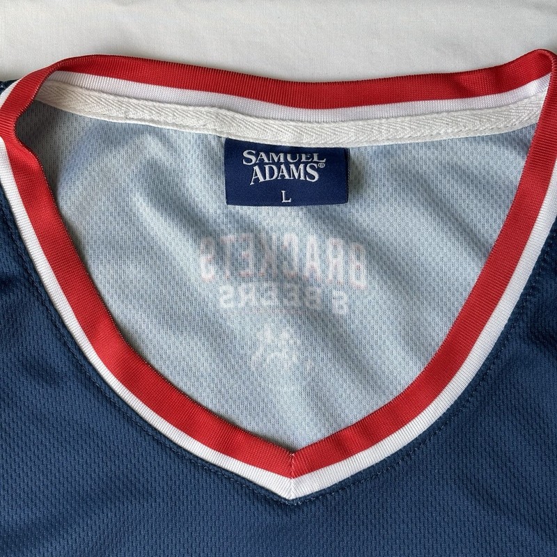 Sam Adams Jersey Mens Blue Logo #23 Basketball Size Large gallery