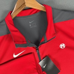 Nike Quarter Zip Mens XL Red Fan Favorite Dri Fit Performance Golf Training New