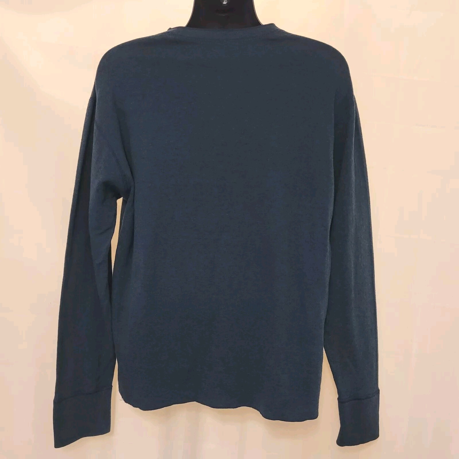 LL Bean Double Layer Shirt Men Large Reg Wool Blend Thermal Base Layer Canada gallery