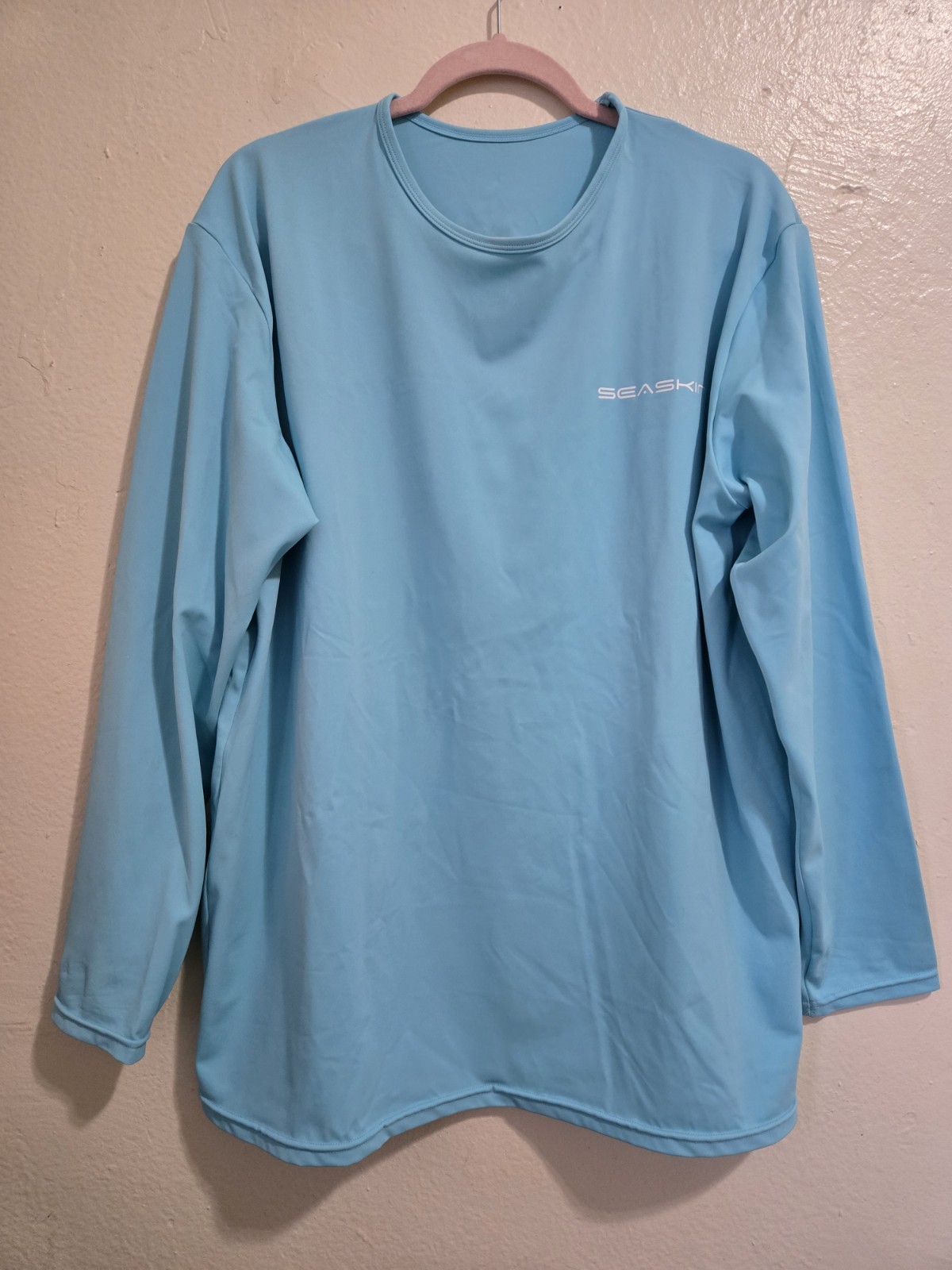 Seaskin Men's Sun Protection Shirts UV SPF UPF 50+ Long Sleeve XXXXL gallery