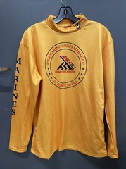USMC Gold 47th Marine Corps Marathon Long Sleeve Thermal sz M