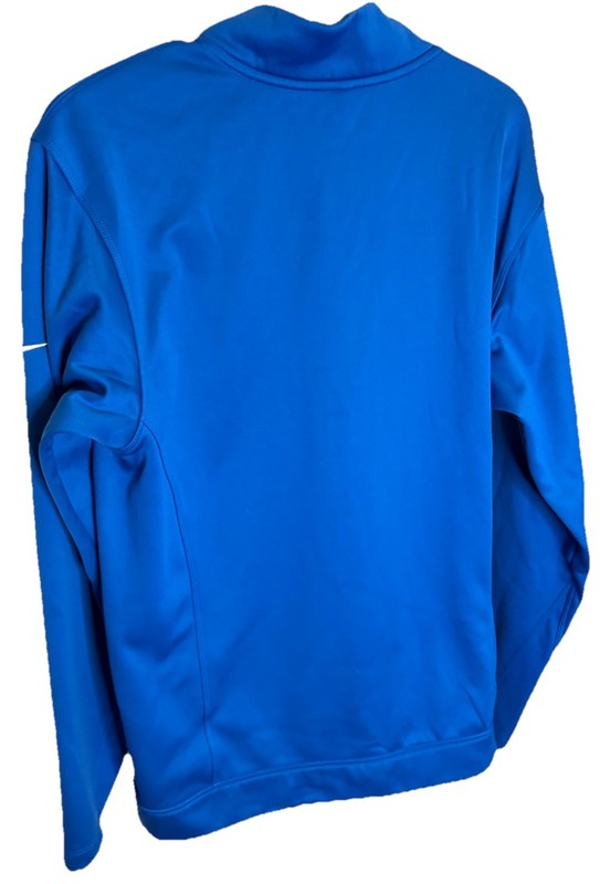 Nike Running Golf Pullover Shirt 1/4 ZIP Men Size S Therma-Fit Performance Blue gallery