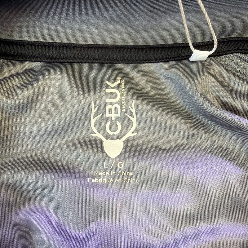 C-BUK By Cutter & Buck 1/4 Zip Pullover Men's Size Large Gray New W/ Tags gallery