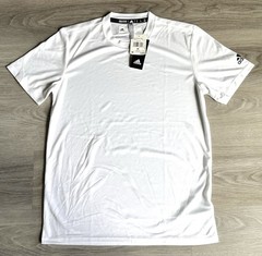 Size M – adidas Clima Tech Men’s Short Sleeve Shirt CZ0131 White NWT No Bag