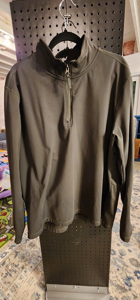 32 Degrees Heat Men’s XL Quarter Zip Pullover Gray Lightweight Baselayer 118